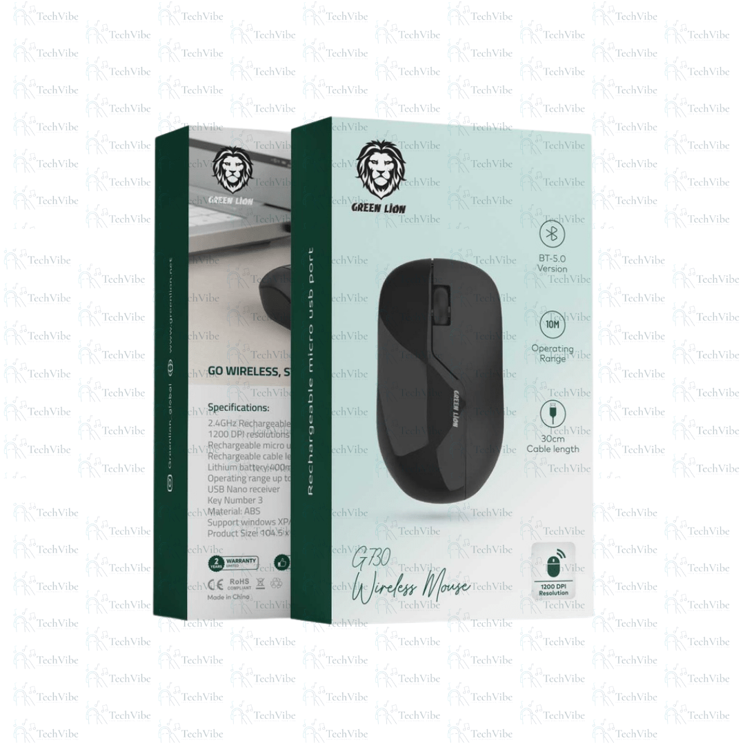 Green Lion G730 Wireless Mouse - TechVibe