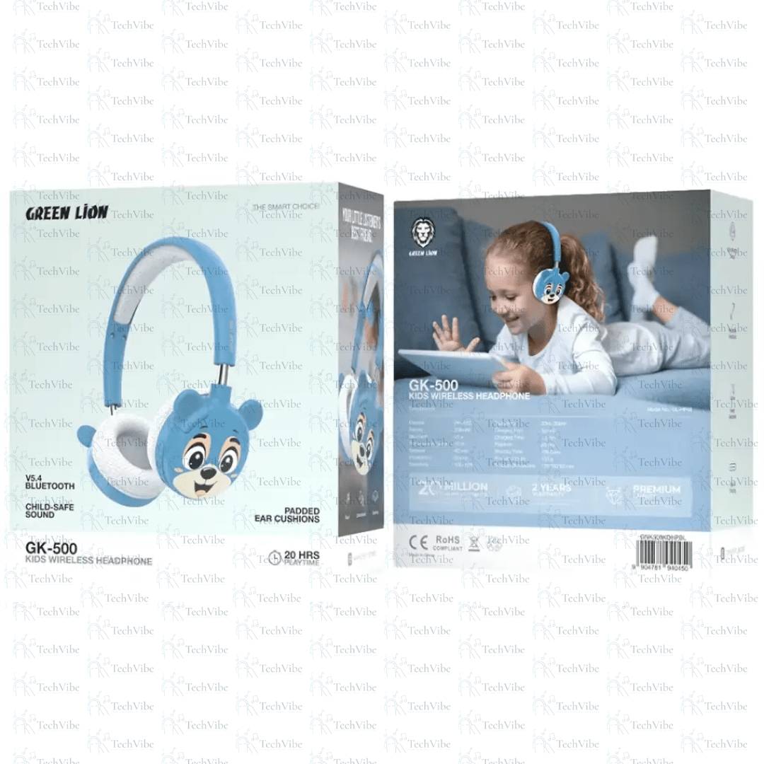 Green Lion Gk - 500 Kids Wireless Headphone - TechVibe