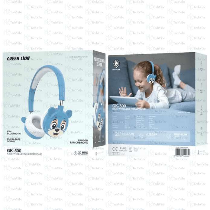 Green Lion Gk - 500 Kids Wireless Headphone - TechVibe