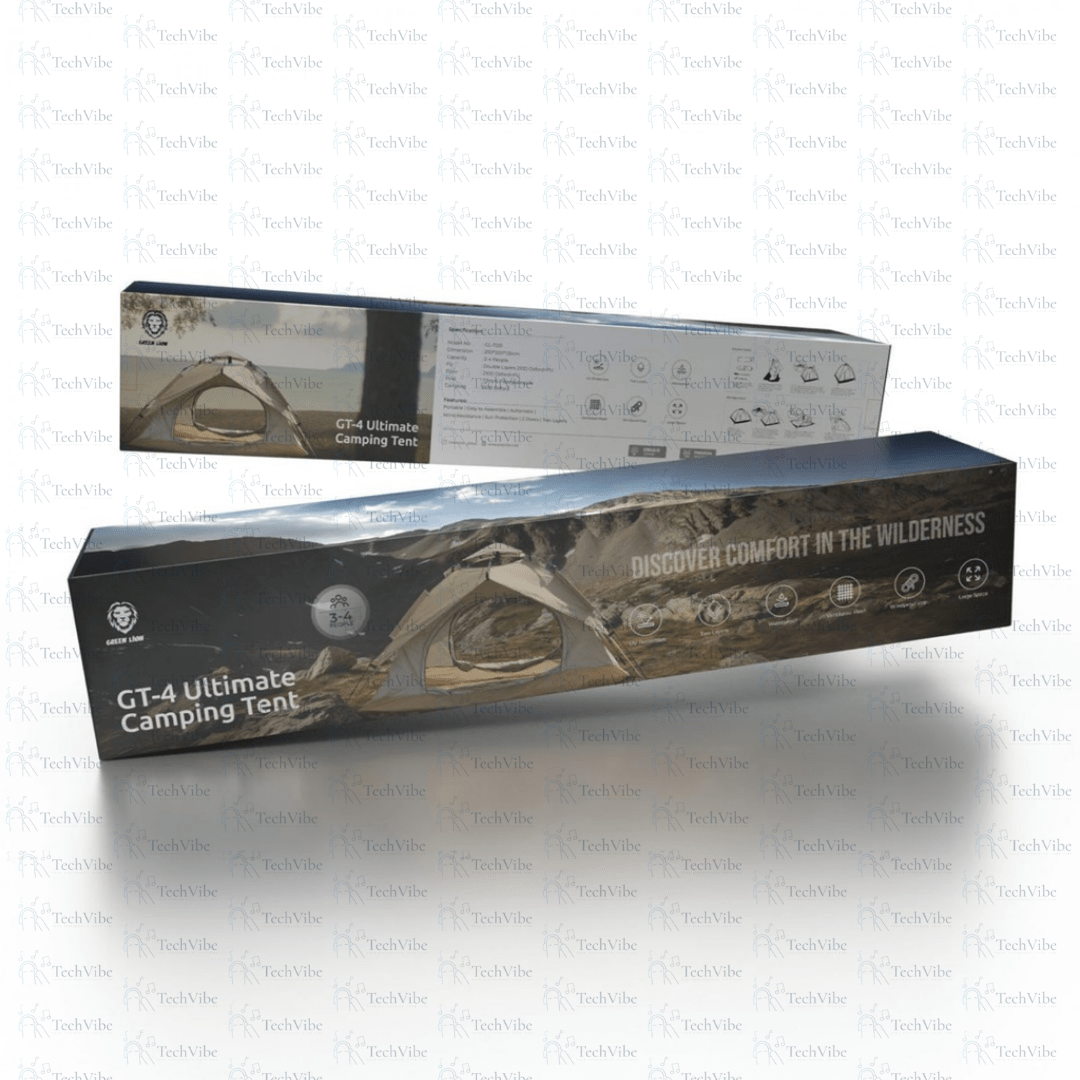Green Lion GT - 4 Ultimate Camping Tent - TechVibe