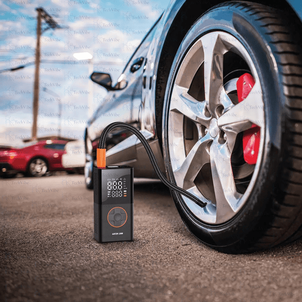 Green Lion GTI - 01 Inflator Portable Air Compressor - TechVibe