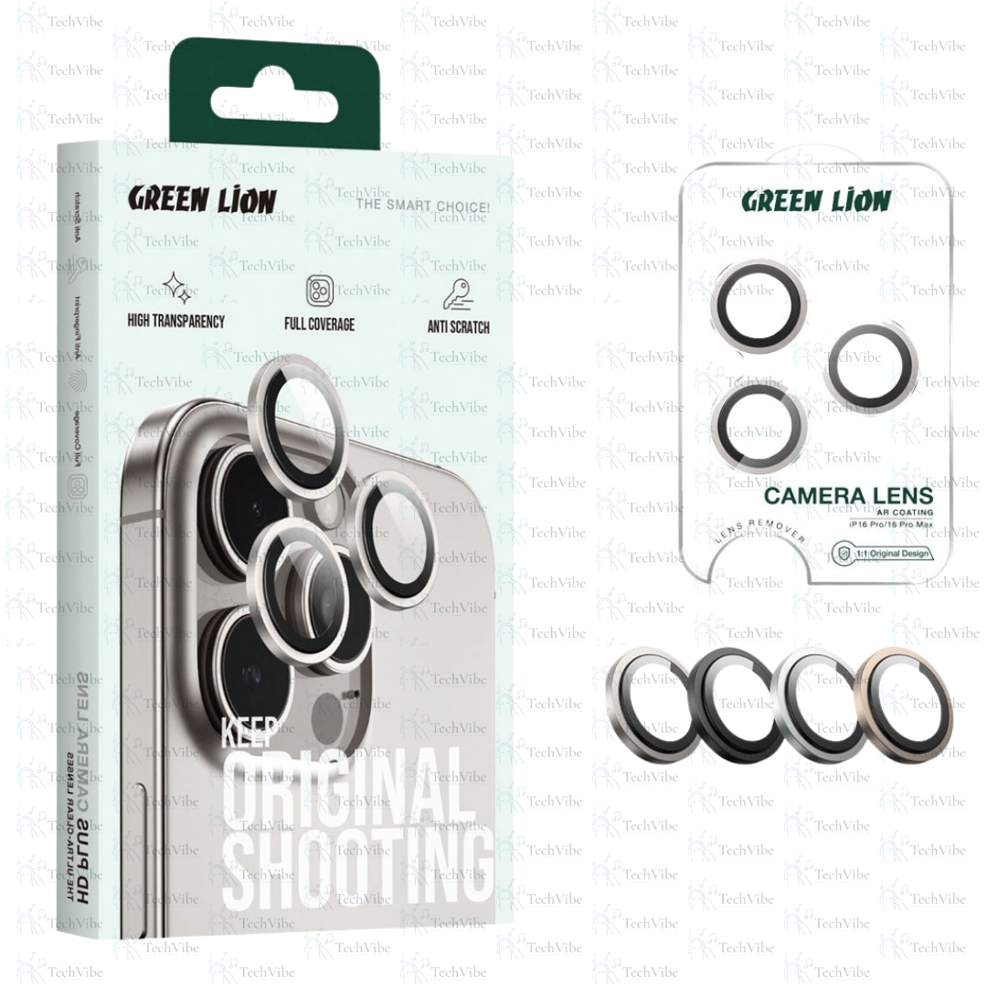 Green Lion HD Plus Camera Lens for iPhone 16 Pro/16 Pro Max - TechVibe