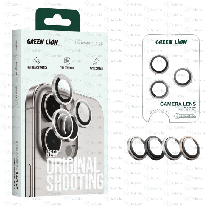 Green Lion HD Plus Camera Lens for iPhone 16 Pro/16 Pro Max - TechVibe