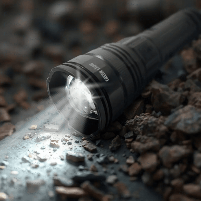 Green Lion Hyper Ray LED Torch - TechVibe
