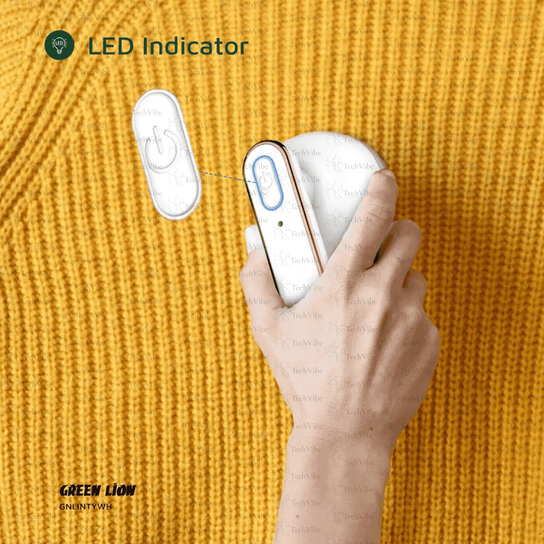 Green Lion Lint Y Lint Remover - White - TechVibe