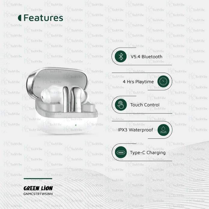 Green Lion Manchester True Wireless Earbuds - TechVibe