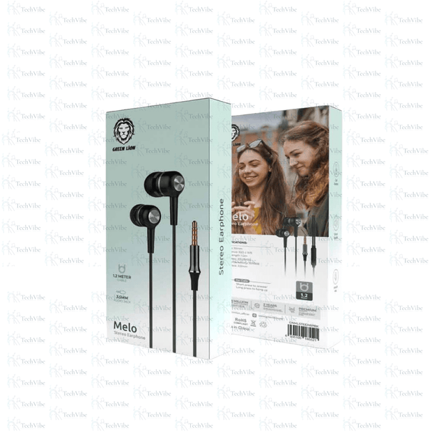 Green Lion Melo Stereo Earphone - TechVibe