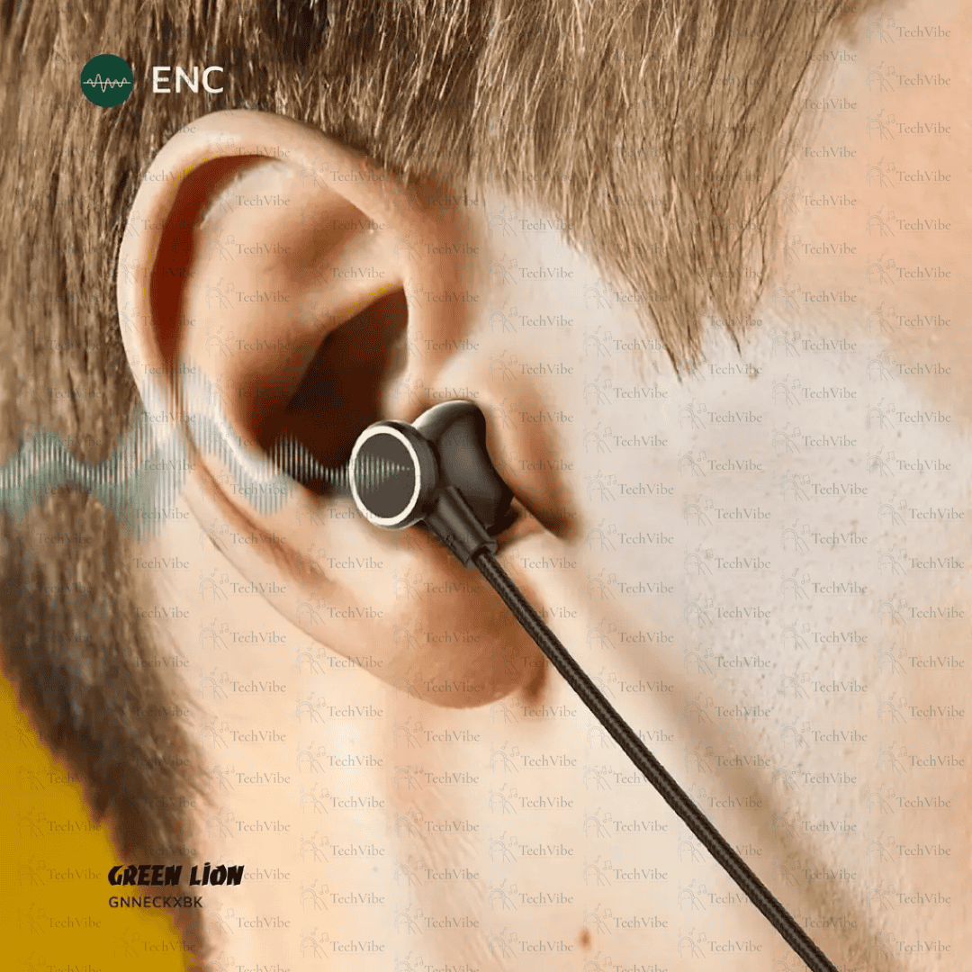 Green Lion Neck X Wireless Neckband - TechVibe