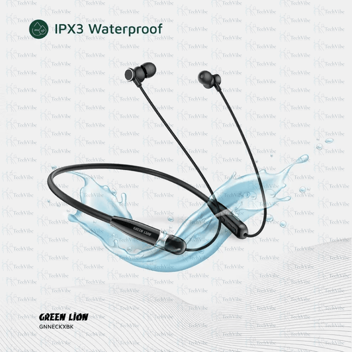 Green Lion Neck X Wireless Neckband - TechVibe