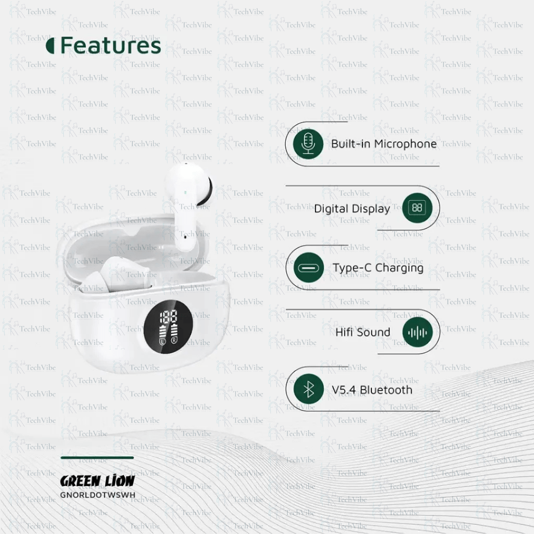 Green Lion Orlando True Wireless Earbuds - TechVibe