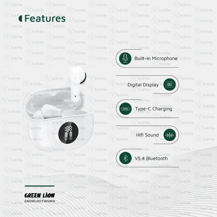Green Lion Orlando True Wireless Earbuds - TechVibe