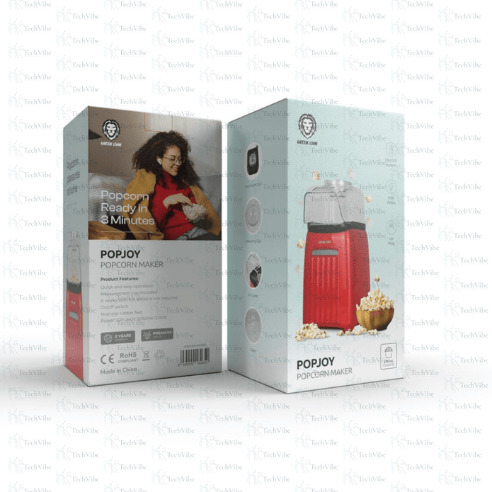 Green Lion PopJoy Pop Corn Maker 1200W 270mL - TechVibe