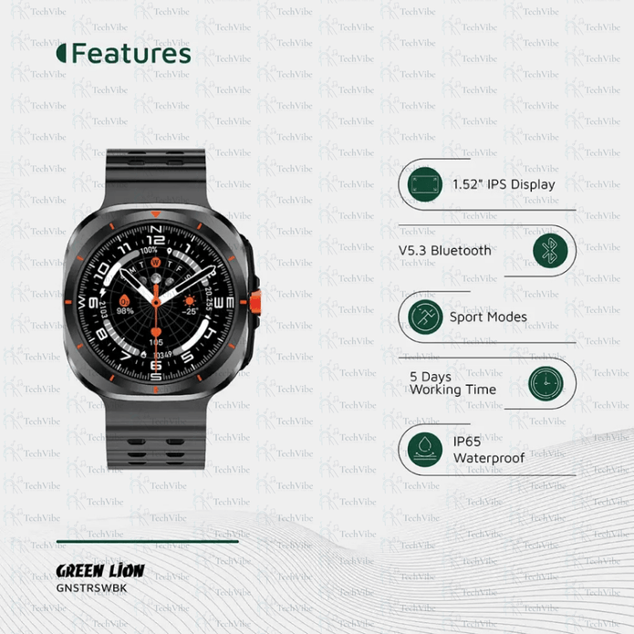 Green Lion Strive Smart Watch - TechVibe