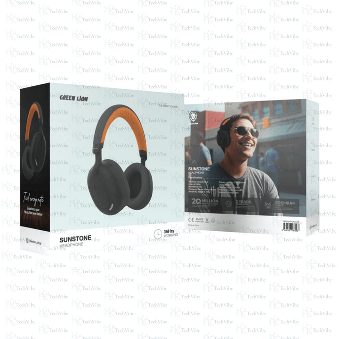 Green Lion Sunstone Wireless Headphone - Desert Titanium - TechVibe