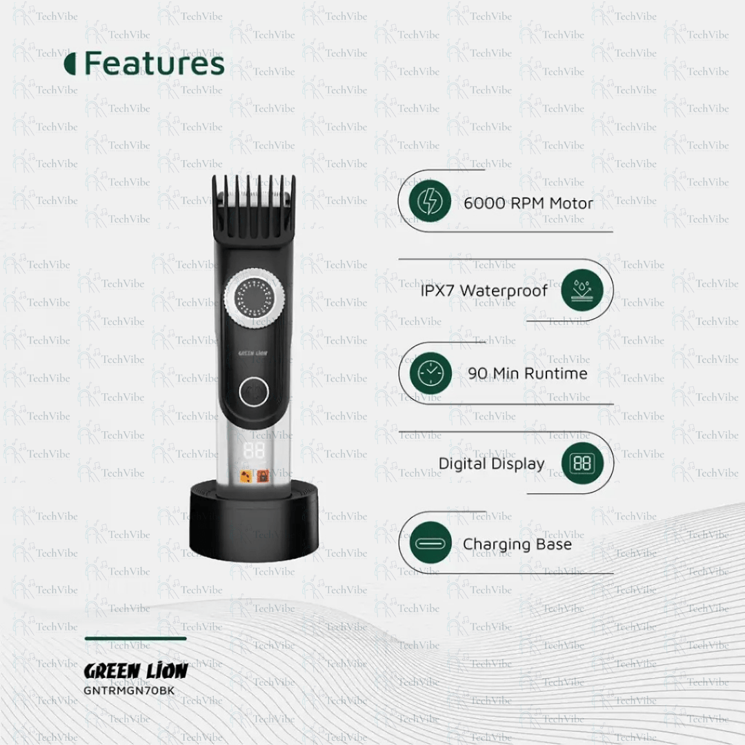 Green Lion Trim Gen''70 Body Hair Trimmer - TechVibe