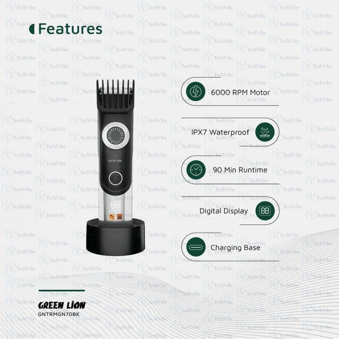 Green Lion Trim Gen''70 Body Hair Trimmer - TechVibe