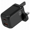 Green Lion Ultra Compact Gan Wall Charger 45W - Black - TechVibe