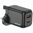 Green Lion Ultra Compact Gan Wall Charger 45W - Black - TechVibe