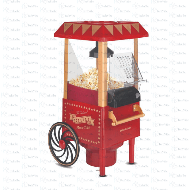 Green Lion Vintage Pop Corn Maker 1200W 270mL - TechVibe