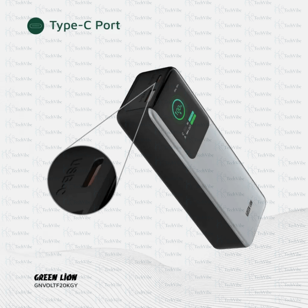 Green Lion Voltura 20000mAh Power Bank PD100W - TechVibe