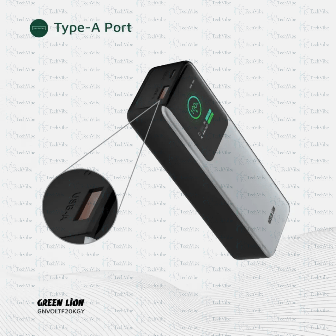 Green Lion Voltura 20000mAh Power Bank PD100W - TechVibe