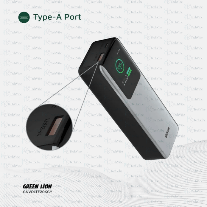 Green Lion Voltura 20000mAh Power Bank PD100W - TechVibe