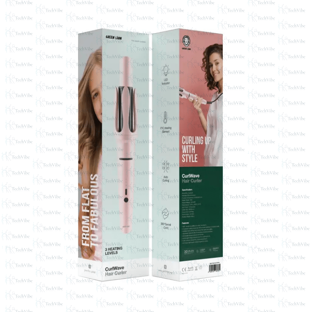 Green Loin Curlwave Hair Curler - TechVibe