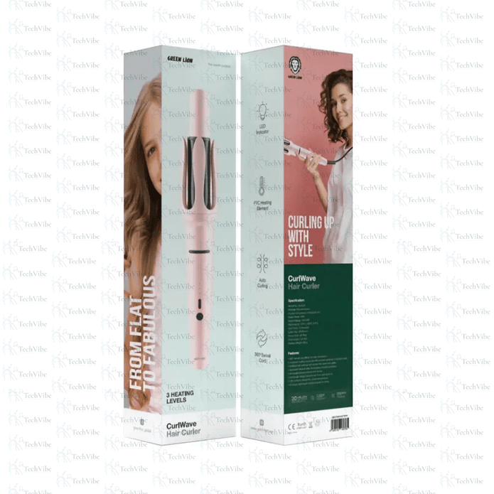 Green Loin Curlwave Hair Curler - TechVibe