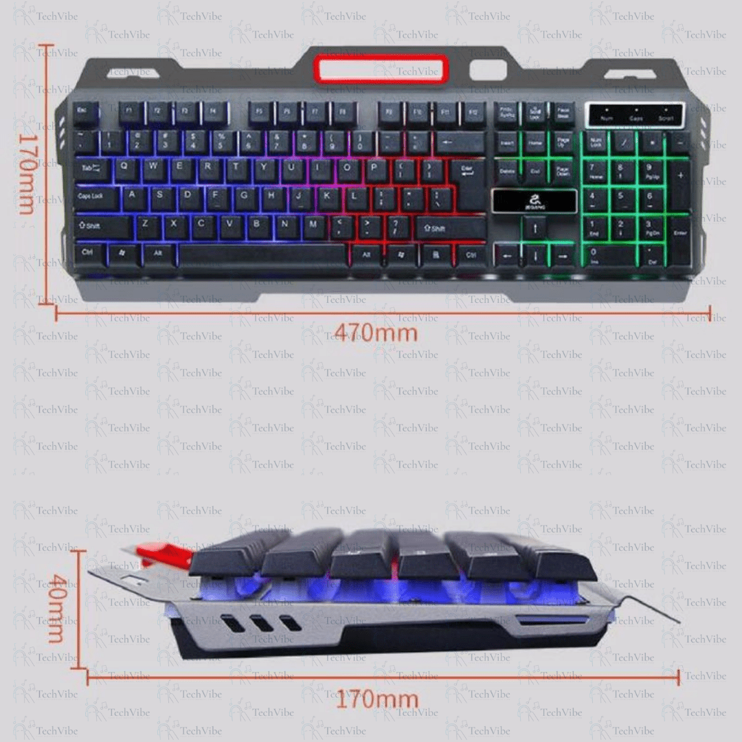 Jeqang Luminous Wirelss Keyboard - TechVibe