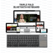 Jeqang Touch Wireless Bt Folding Keyboard - TechVibe