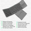 Jeqang Touch Wireless Bt Folding Keyboard - TechVibe