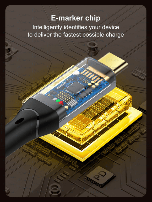 LDNIO 240W Fast Charging Data Cable Tc - 11C/Tc10C - TechVibe