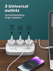 LDNIO 3 Ac Outlets 4 Usb Power Strip Sc3416 - TechVibe