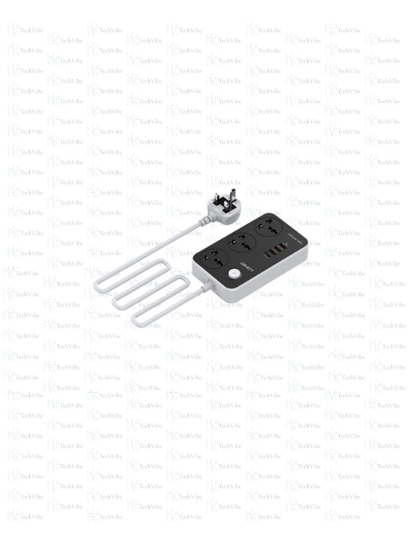 LDNIO 3 Ac Outlets Universal Power Strip Sc3412 - TechVibe