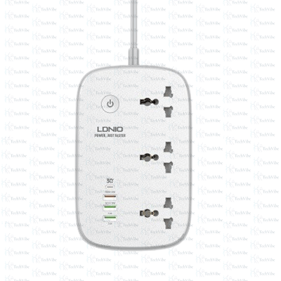 LDNIO Sc3451 Smart Charging Power Strip - TechVibe