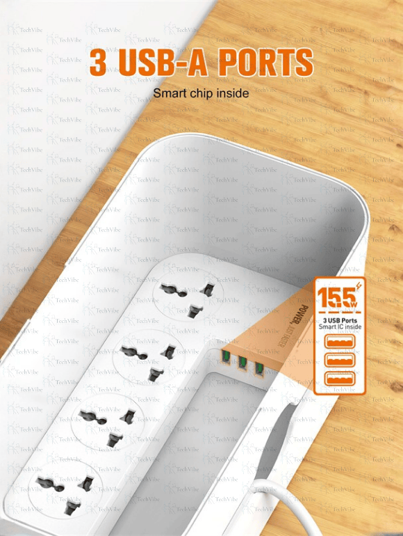 LDNIO Smart Power Socket Storage Box Sn5311 - TechVibe