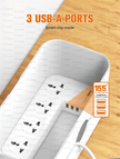 LDNIO Smart Power Socket Storage Box Sn5311 - TechVibe