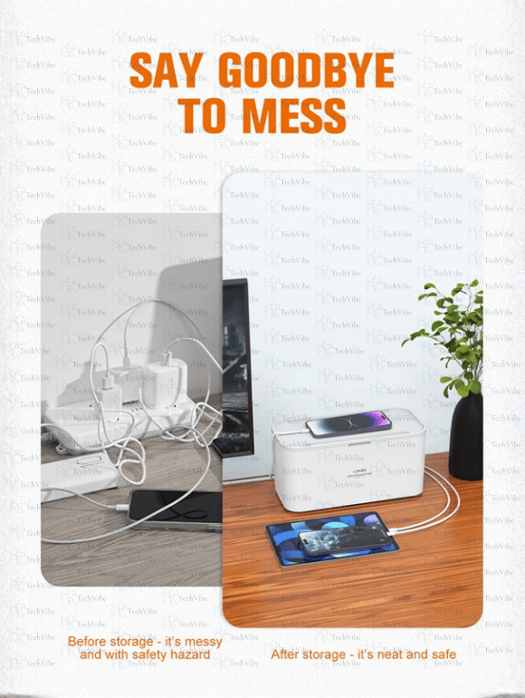 LDNIO Smart Power Socket Storage Box Sn5311 - TechVibe