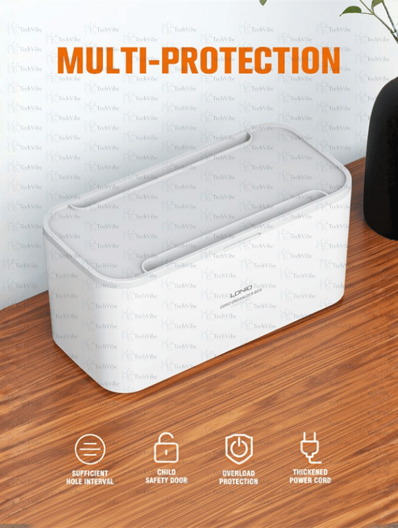 LDNIO Smart Power Socket Storage Box Sn5311 - TechVibe