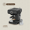 LePresso Retro Espresso Boiler Machine Gauge and Milk Steamer - TechVibe