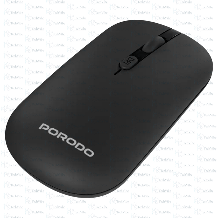 Porodo 6 - In - 1 Keyboard & Mouse Set - Black - TechVibe
