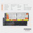 Porodo Crystal Shell Wireless Keyboard - TechVibe
