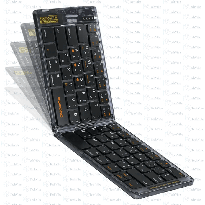 Porodo Crystal Shell Wireless Keyboard - TechVibe