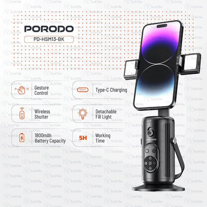 Porodo Face Tracking Smart Mount - TechVibe