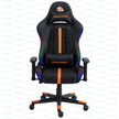 Porodo Gaming Ergonomic RGB Gaming Chair - Black/Orange - TechVibe