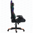 Porodo Gaming Ergonomic RGB Gaming Chair - Black/Orange - TechVibe