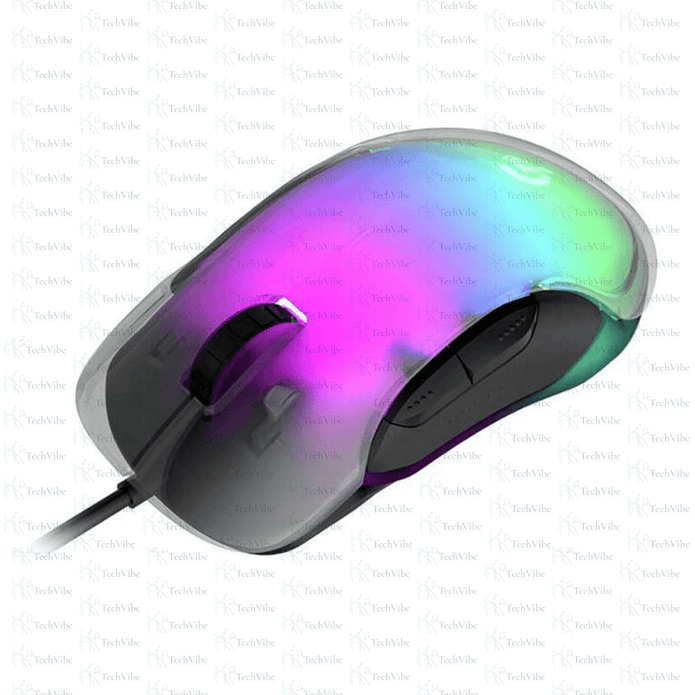 Porodo Gaming Mouse RGB 8D Crystal Shell 12800 DPI - TechVibe