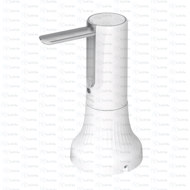 Porodo Lifestyle Bottle & Tabletop Water Pump Digital Display And Touch Control - White - TechVibe