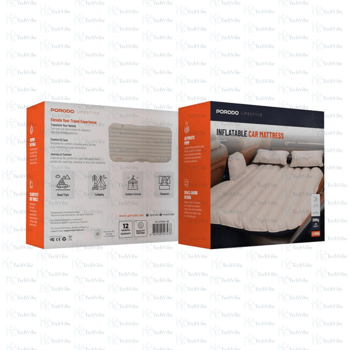 Porodo Lifestyle Car Mattress - Beige - TechVibe