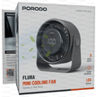 Porodo Lifestyle Flura Mini Cooling Fan With Desktop & Wall Mount - TechVibe